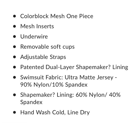 Contours Coco Reef Level Colorblock Bra Sized Underwire One Piece - Picture 16 of 16